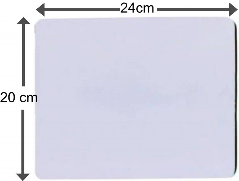 ماوس‌ پد خام سابلیمیشن A4 (24x20cm)
