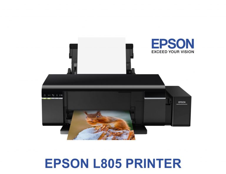 پرینتر EPSON L805 Inkjet استوک (همراه با مرکب سابلیمیشن)